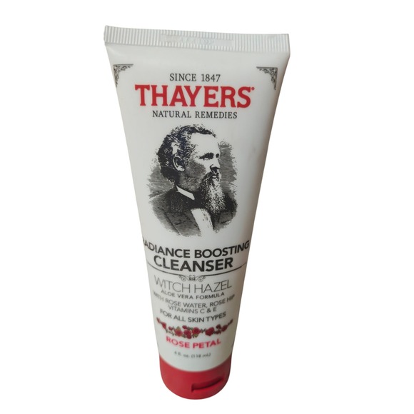 Thayers Radiance Boosting Cleanser Witch Hazel Rose Petal 4 fl oz - Picture 1 of 2